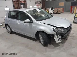 2010 Volkswagen Golf with VIN WVWDB7AJ9AW380191, listed as a IAAI auction lot 41649536 with 117,295 mi miles. Bid and sale history available at carsss.com. Image 1.