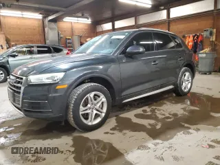 2018 Audi Q5 Premium with VIN WA1ANAFY3J2001846, listed as a Copart auction lot 49515695 with 91,463 mi miles and Salvage Title. Bid and sale history available at DreamBid. Image 1.