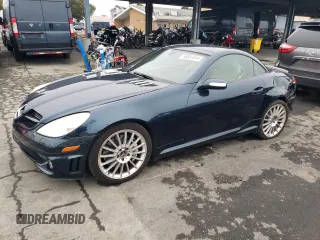 2006 Mercedes-Benz SLK-Class 5.5L AMG with VIN WDBWK73FX6F101788, listed as a Copart auction lot 86853414 with 51,995 mi miles and Salvage Title. Bid and sale history available at carsss.com. Image 1.