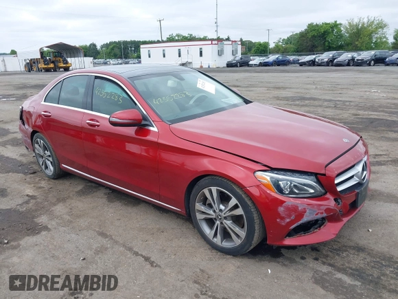 2018 Mercedes-Benz C 300 z VIN WDDWF4JB5JR359167, wystawiony jako IAAI lot #42352283 z przebiegiem 59 004 mil mil oraz . Historia ofert i sprzedaży dostępna na DreamBid. Obrazek 1.