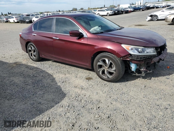 2017 Honda Accord Sedan LX with VIN 1HGCR2F3XHA133288, listed as a Copart auction lot 52798215 with 99,637 mi miles and Salvage Title. Bid and sale history available at carsss.com. Image 4.