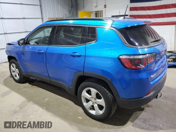 2019 Jeep Compass Latitude с VIN 3C4NJDBB0KT594099, выставлен на аукционе Copart как лот 57727035 с пробегом 38 385 миль миль и Списание • Salvage title. История ставок и продаж доступна на DreamBid. Изображение 2.