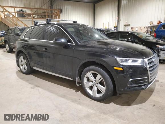 2019 Audi Q5 Prestige with VIN WA1CNAFY2K2132518, listed as a Copart auction lot 82126154 with 96,110 mi miles and Salvage Title. Bid and sale history available at carsss.com. Image 4.