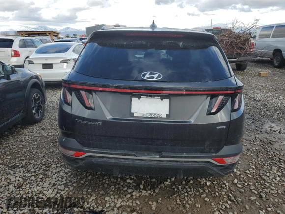2022 Hyundai Tucson SEL with VIN 5NMJCCAE2NH118999, listed as a Copart auction lot 47620705 with 34,237 mi miles and Salvage Title. Bid and sale history available at DreamBid. Image 6.