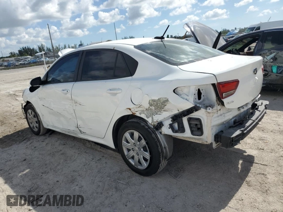 2021 Kia Rio LX with VIN 3KPA24AD1ME391129, listed as a Copart auction lot 64962374 with 37,018 mi miles and Salvage Title. Bid and sale history available at carsss.com. Image 2.