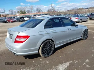 2009 Mercedes-Benz C-Class 3.5L Sport with VIN WDDGF56XX9F210202, listed as a IAAI auction lot 41671054 with 193,450 mi miles. Bid and sale history available at carsss.com. Image 4.
