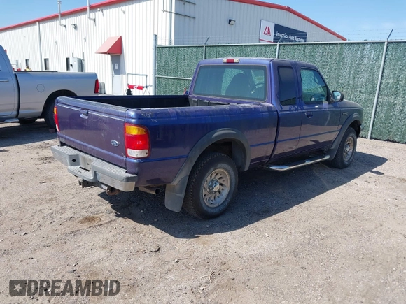 1998 Ford Ranger XL with VIN 1FTZR15U7WTA55468, listed as a IAAI auction lot 41786081 with 185,762 mi miles. Bid and sale history available at carsss.com. Image 4.