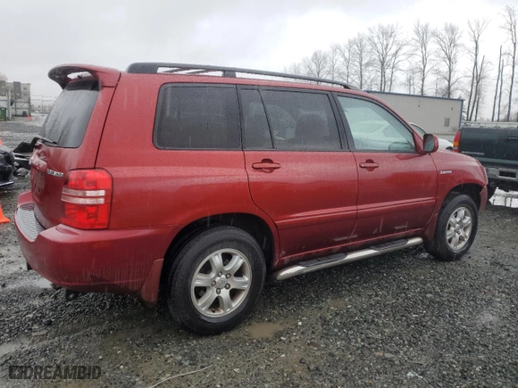 2002 Toyota Highlander with VIN JTEHF21A720078519, listed as a Copart auction lot 47049295 with 129,897 mi miles and Salvage Title. Bid and sale history available at carsss.com. Image 3.
