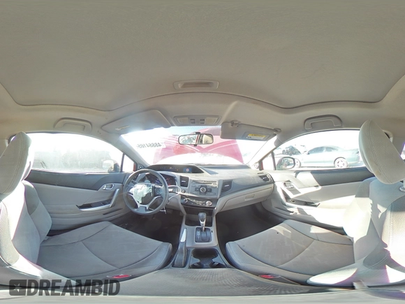 2012 Honda Civic Cpe EX with VIN 2HGFG3B88CH549280, listed as a Copart auction lot 48884105 with 126,324 mi miles and Salvage Title. Bid and sale history available at carsss.com. Image 13.