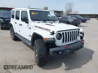 2021 Jeep Wrangler Unlimited Rubicon with VIN 1C4HJXFG3MW526008, listed as a IAAI auction lot 41741237 with 27,571 mi miles. Bid and sale history available at carsss.com. Image 1.