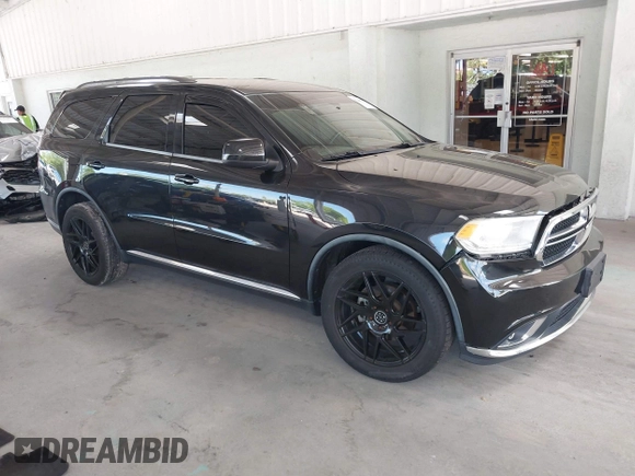 2016 Dodge Durango SXT with VIN 1C4RDHAG3GC301666, listed as a IAAI auction lot 42264091 with 100,769 mi miles and . Bid and sale history available at DreamBid. Image 1.