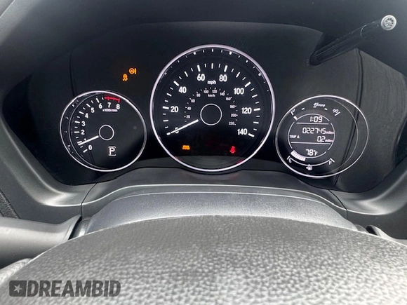 2022 Honda HR-V LX with VIN 3CZRU5H30NM724759, listed as a Copart auction lot 61826825 with 22,745 mi miles and Non repairable. Bid and sale history available at DreamBid. Image 9.