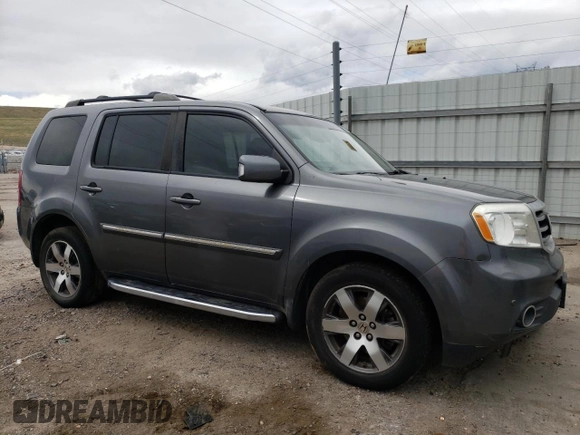 2012 Honda Pilot Touring with VIN 5FNYF4H98CB045592, listed as a Copart auction lot 51527465 with 251,806 mi miles and Salvage Title. Bid and sale history available at carsss.com. Image 4.