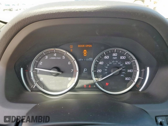 2017 Acura TLX with VIN 19UUB1F30HA000168, listed as a Copart auction lot 47591755 with 112,333 mi miles and Salvage title. Bid and sale history available at DreamBid. Image 9.