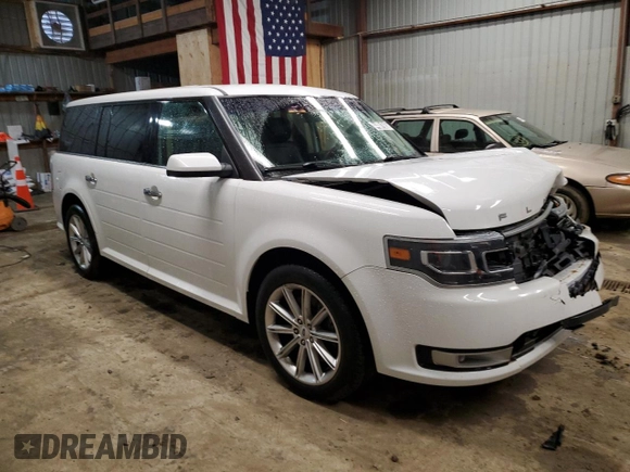 2017 Ford Flex Limited with VIN 2FMHK6D86HBA05113, listed as a Copart auction lot 44061665 with 104,090 mi miles and Clean Title. Bid and sale history available at carsss.com. Image 4.