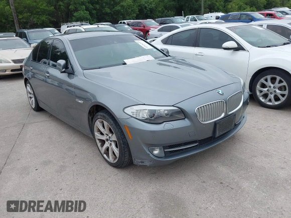 2011 BMW 5 Series 550i with VIN WBAFR9C58BC757030, listed as a IAAI auction lot 42426347 with 122,521 mi miles and . Bid and sale history available at DreamBid. Image 1.