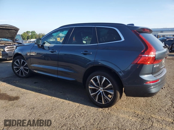 2022 Volvo XC60 Momentum with VIN YV4L12RKXN1970866, listed as a Copart auction lot 63609075 with 39,189 mi miles and Salvage title. Bid and sale history available at DreamBid. Image 2.