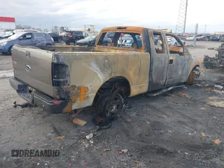2005 Ford F-150 STX with VIN 1FTRX12W55NA60523, listed as a IAAI auction lot 41106389 with 1 mi miles. Bid and sale history available at carsss.com. Image 4.