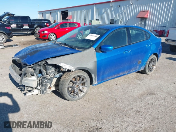 2016 Dodge Dart SE with VIN 1C3CDFAA4GD540888, listed as a IAAI auction lot 42016246 with 95,873 mi miles. Bid and sale history available at carsss.com. Image 2.