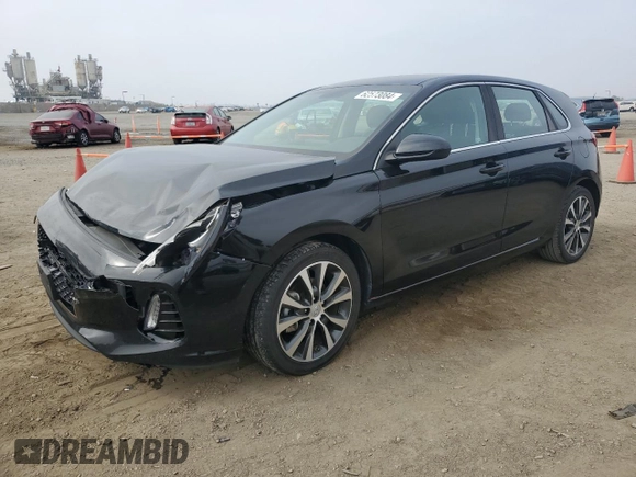 2018 Hyundai Elantra GT with VIN KMHH35LE3JU067826, listed as a Copart auction lot 62573084 with 93,364 mi miles and Salvage Title. Bid and sale history available at carsss.com. Image 1.