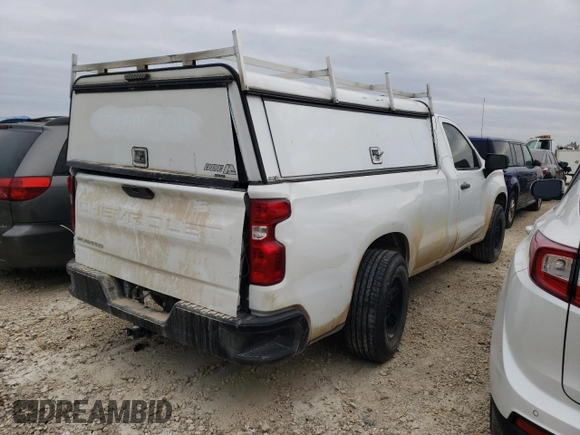 2021 Chevrolet Silverado 1500 Work Truck with VIN 3GCNWAEKXMG369017, listed as a Copart auction lot 78070004 with 93,145 mi miles and Salvage Title. Bid and sale history available at carsss.com. Image 3.