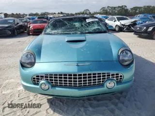 2002 Ford Thunderbird Hardtop Premium with VIN 1FAHP60A32Y108035, listed as a Copart auction lot 41422055 with 28,863 mi miles and Salvage Title. Bid and sale history available at DreamBid. Image 5.