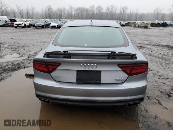 2017 Audi A7 Premium Plus with VIN WAUW3AFC5HN102267, listed as a Copart auction lot 39189334 with 66,430 mi miles. Bid and sale history available at carsss.com. Image 6.
