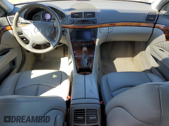 2005 Mercedes-Benz E 320 with VIN WDBUF65J05A610758, listed as a Copart auction lot 50270835 with 74,703 mi miles and Salvage Title. Bid and sale history available at DreamBid. Image 8.