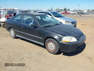 1997 Honda Civic DX with VIN 1HGEJ6120VL048384, listed as a IAAI auction lot 41866628 with 286,599 mi miles. Bid and sale history available at carsss.com. Image 1.