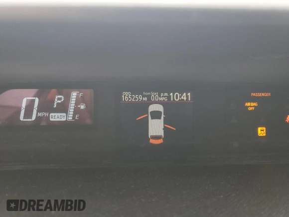 2015 Toyota Prius One z VIN JTDKDTB38F1101960, wystawiony jako Copart lot #56105945 z przebiegiem 165 259 mil mil oraz Szkoda całkowita • Salvage title. Historia ofert i sprzedaży dostępna na DreamBid. Obrazek 9.