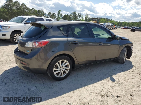 2012 Mazda 3 i Grand Touring with VIN JM1BL1M73C1607361, listed as a Copart auction lot 57719385 with 163,634 mi miles and Clean title. Bid and sale history available at DreamBid. Image 3.