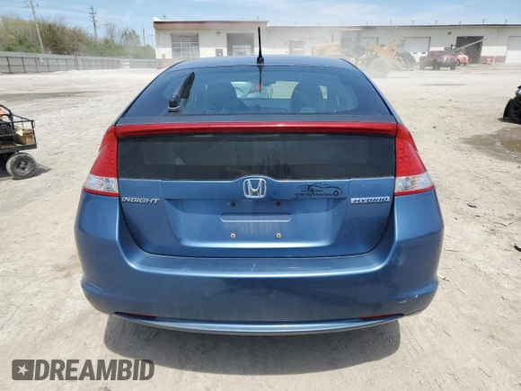 2010 Honda Insight EX with VIN JHMZE2H75AS008122, listed as a Copart auction lot 53894545 with 171,926 mi miles and Salvage title. Bid and sale history available at DreamBid. Image 6.