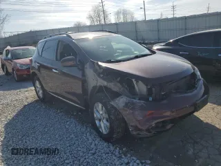 2014 Nissan Murano SV with VIN JN8AZ1MUXEW418975, listed as a Copart auction lot 44409704 with 100,336 mi miles and Salvage Title. Bid and sale history available at carsss.com. Image 4.