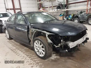 2016 Audi A6 2.0T Premium Plus with VIN WAUGFAFC4GN052293, listed as a IAAI auction lot 41683195 with 85,312 mi miles. Bid and sale history available at carsss.com. Image 1.