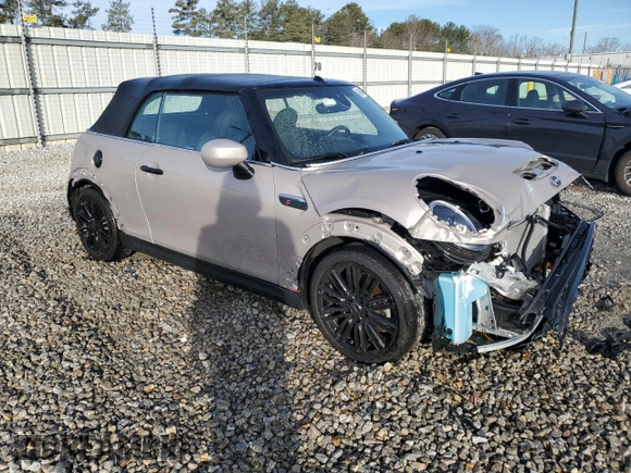 2024 MINI Convertible Cooper S with VIN WMW43DL02R3R80576, listed as a Copart auction lot 88498775 with 7,449 mi miles and Salvage title. Bid and sale history available at DreamBid. Image 4.