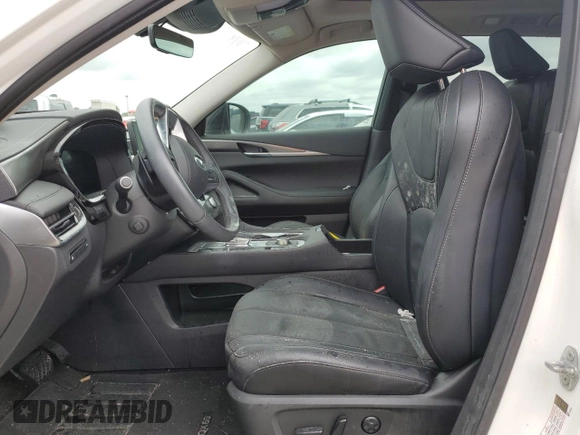 2024 Infiniti QX60 Luxe with VIN 5N1DL1FSXRC343025, listed as a Copart auction lot 74335204 with Not provided miles and Non repairable. Bid and sale history available at DreamBid. Image 7.