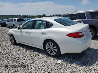 2012 Infiniti M37 with VIN JN1BY1AR4CM390010, listed as a Copart auction lot 57322484 with 165,977 mi miles and Salvage Title. Bid and sale history available at carsss.com. Image 2.