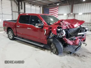 2023 Ford F-150 XL with VIN 1FTFW1E53PFA44651, listed as a Copart auction lot 45546615 with 32,182 mi miles and Salvage Title. Bid and sale history available at carsss.com. Image 4.
