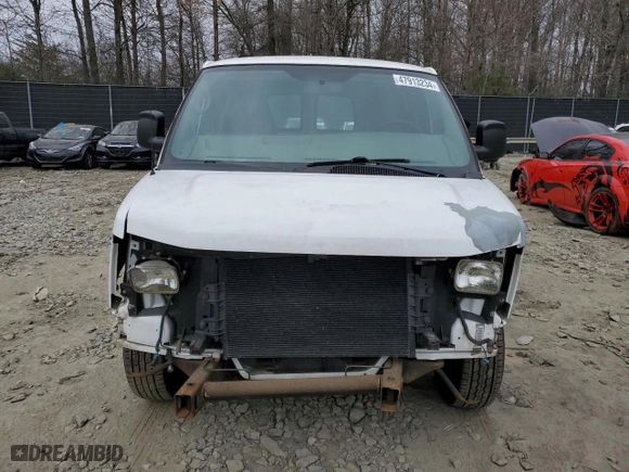 2011 Chevrolet Express Cargo Van with VIN 1GCSGAFXXB1149320, listed as a Copart auction lot 47913234 with 45,776 mi miles and Salvage Title. Bid and sale history available at carsss.com. Image 5.
