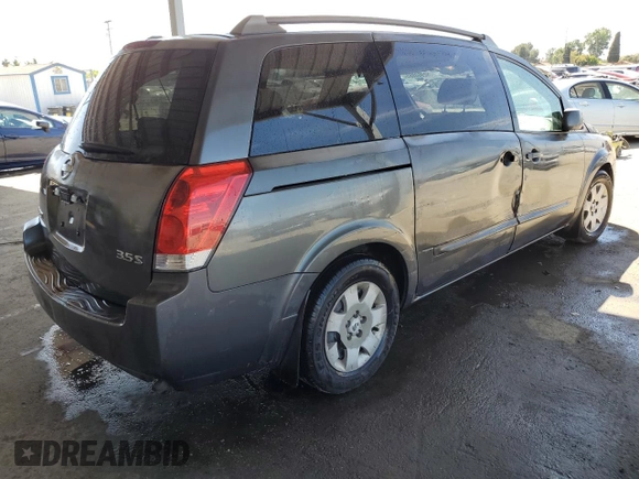 2004 Nissan Quest S with VIN 5N1BV28U74N365695, listed as a Copart auction lot 52963885 with 206,206 mi miles and Salvage Title. Bid and sale history available at carsss.com. Image 3.