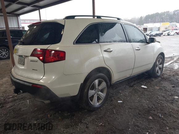2010 Acura MDX with VIN 2HNYD2H26AH503810, listed as a IAAI auction lot 41623574 with 218,586 mi miles. Bid and sale history available at carsss.com. Image 4.
