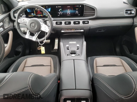2023 Mercedes-Benz GLE 53 AMG with VIN 4JGFD6BB8PA858560, listed as a Copart auction lot 44594625 with 11,851 mi miles and Salvage title. Bid and sale history available at DreamBid. Image 8.