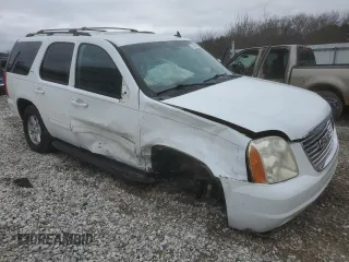 2012 GMC Yukon SLT with VIN 1GKS2CE09CR122728, listed as a Copart auction lot 87093604 with 124,739 mi miles and Salvage Title. Bid and sale history available at carsss.com. Image 4.