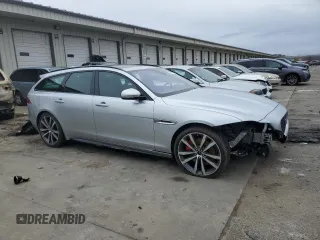 2018 Jaguar XF with VIN SAJBM2FV1JCY64570, listed as a Copart auction lot 80840784 with 57,856 mi miles and Salvage Title. Bid and sale history available at DreamBid. Image 4.