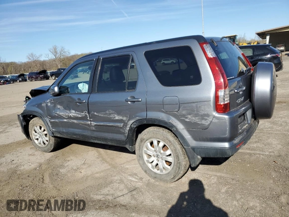 2005 Honda CR-V EX SE with VIN JHLRD78965C012301, listed as a Copart auction lot 53502305 with 0 mi miles and Salvage Title. Bid and sale history available at carsss.com. Image 2.