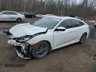 2021 Honda Civic Sedan EX with VIN 2HGFC2F7XMH011267, listed as a Copart auction lot 84063544 with 90,057 mi miles and Salvage Title. Bid and sale history available at carsss.com. Image 1.