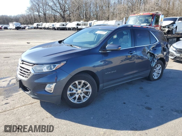 2018 Chevrolet Equinox LT with VIN 3GNAXJEV9JL112396, listed as a Copart auction lot 49549005 with 130,259 mi miles and Salvage Title. Bid and sale history available at carsss.com. Image 1.