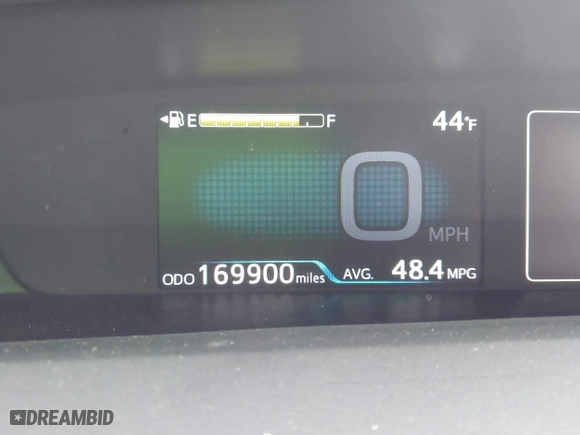 2019 Toyota Prius L Eco with VIN JTDKARFU3K3099256, listed as a IAAI auction lot 41813619 with 169,900 mi miles. Bid and sale history available at carsss.com. Image 15.