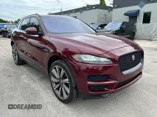 2017 Jaguar F-Pace 35t Prestige with VIN SADCK2BV2HA077734, listed as a Copart auction lot 53062845 with 75,342 mi miles and Non Repairable. Bid and sale history available at DreamBid. Image 4.
