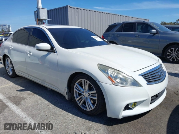 2013 Infiniti G37 x z VIN JN1CV6AR6DM354220, wystawiony jako IAAI lot #42248365 z przebiegiem 136 396 mil mil oraz . Historia ofert i sprzedaży dostępna na DreamBid. Obrazek 1.